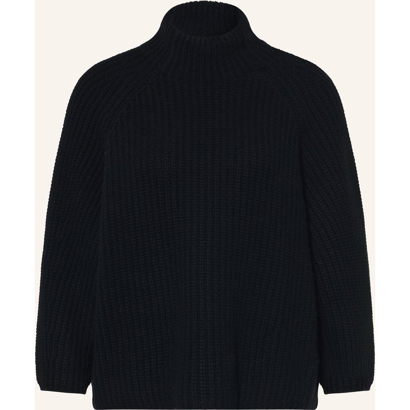 Herzens Pullover Mit 3/4-Arm Und Cashmere schwarz