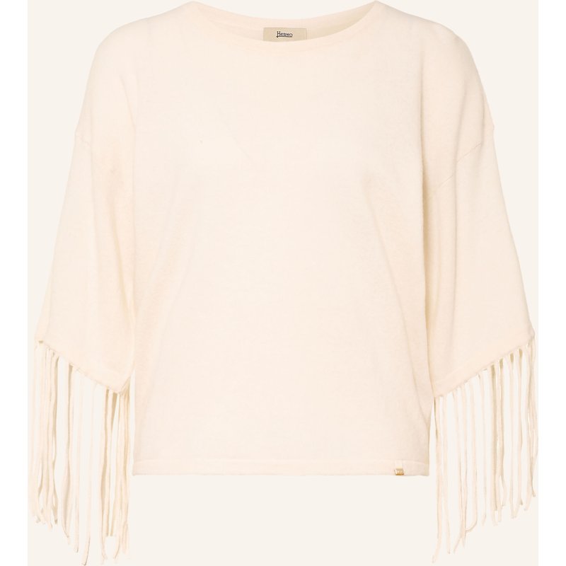 Herno Pullover Mit 3/4-Arm weiss