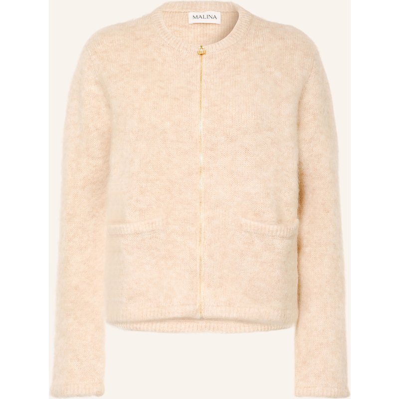 Malina Strickjacke Teodora Mit Mohair beige