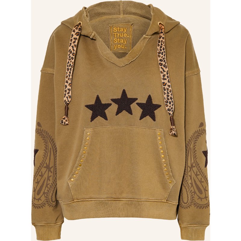 Grace Hoodie Mit Nieten gruen