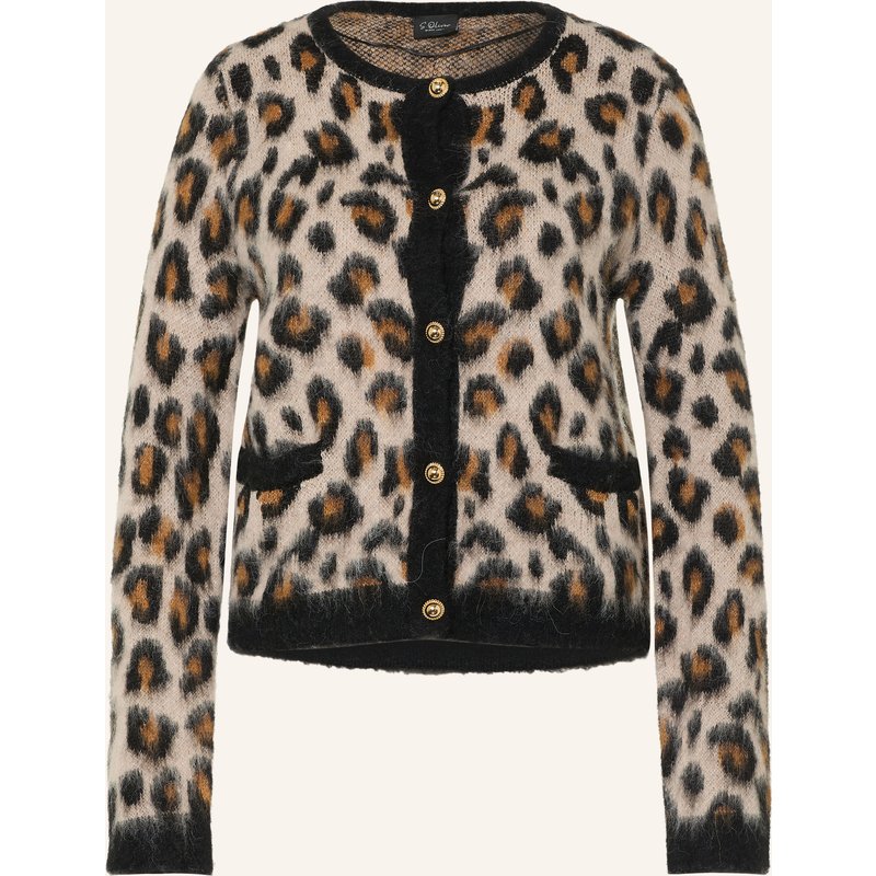 S.Oliver Black Label Strickjacke braun
