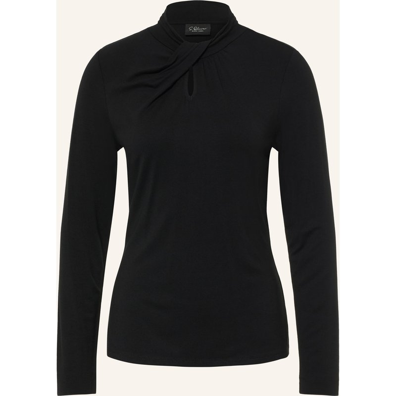 S.Oliver Black Label Longsleeve schwarz