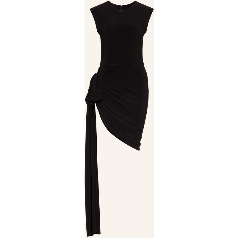 Norma Kamali Cocktailkleid Aus Jersey schwarz