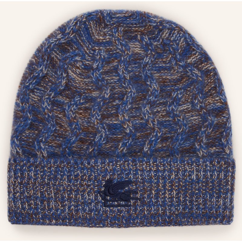 Etro Cashmere-Mütze blau