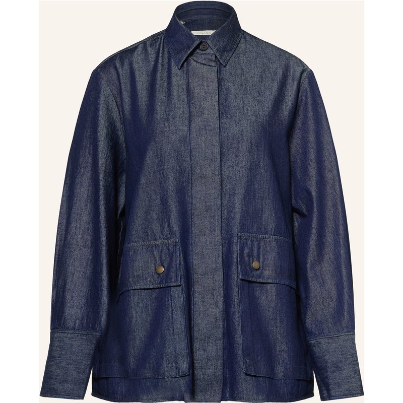 Lilienfels Hemdbluse In Jeansoptik blau