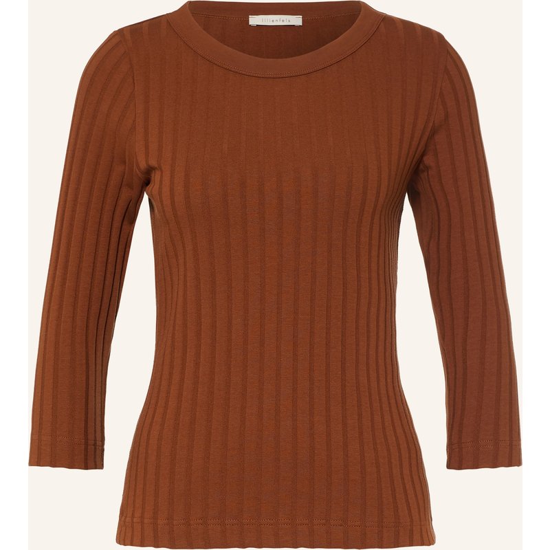 Lilienfels Shirt Mit 3/4-Arm braun