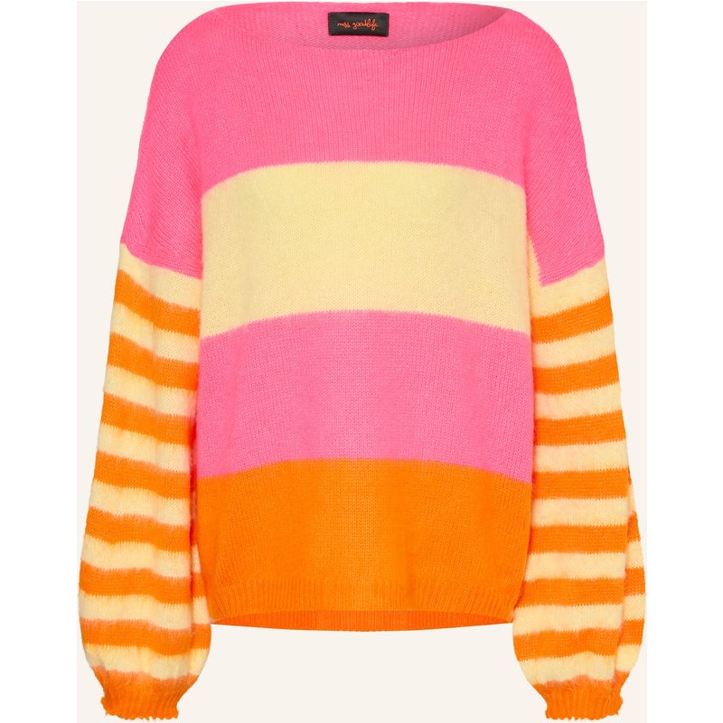 Miss Goodlife Pullover Mit Alpaka pink