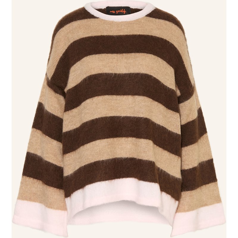 Miss Goodlife Pullover Mit Alpaka beige