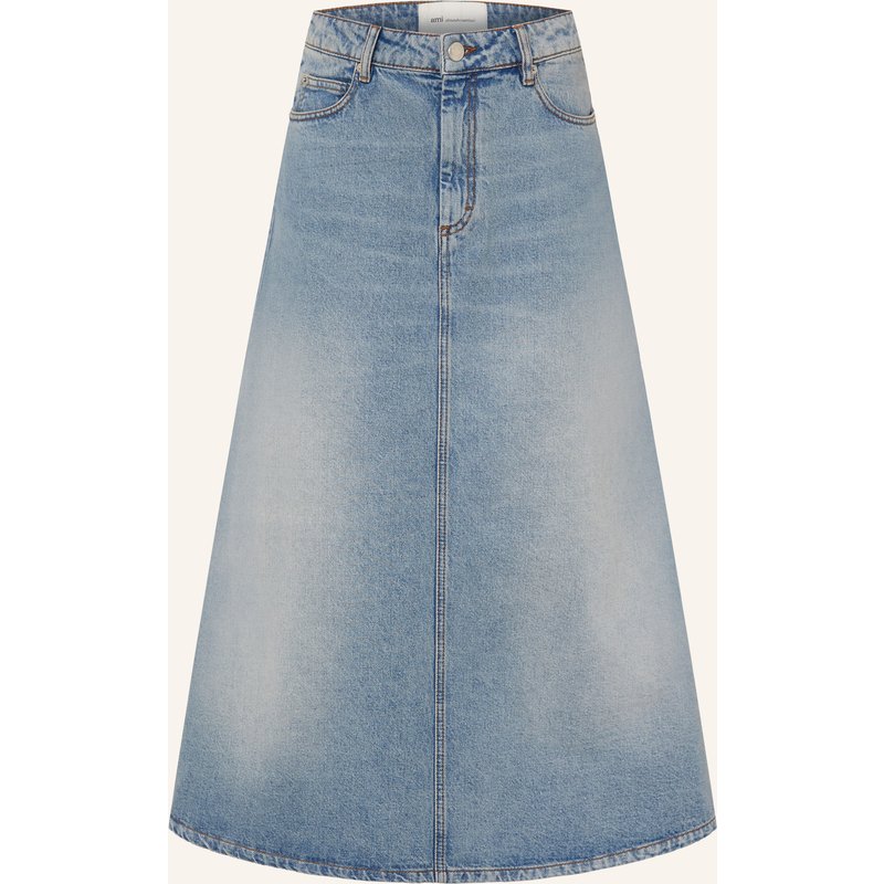Ami Paris Jeansrock blau
