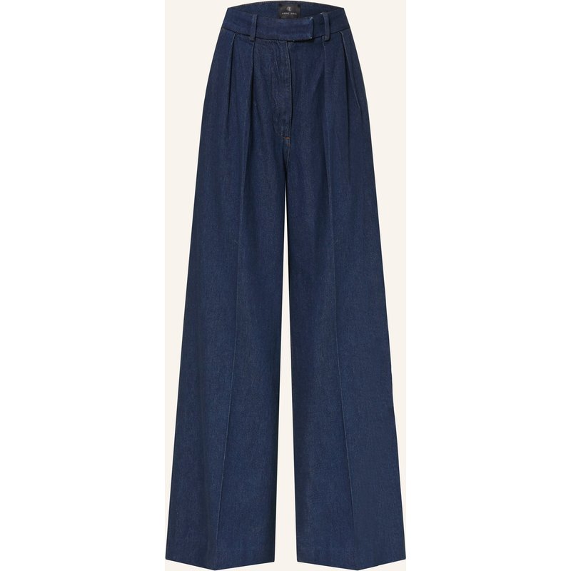 Anine Bing Wide Leg Jeans Lou blau