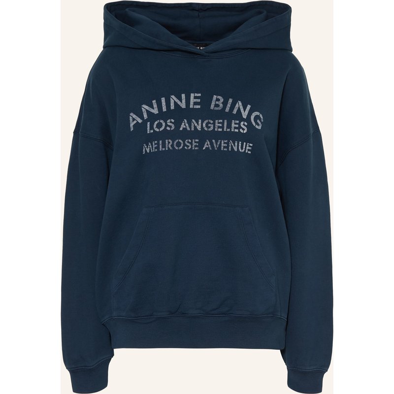 Anine Bing Hoodie Harvey blau