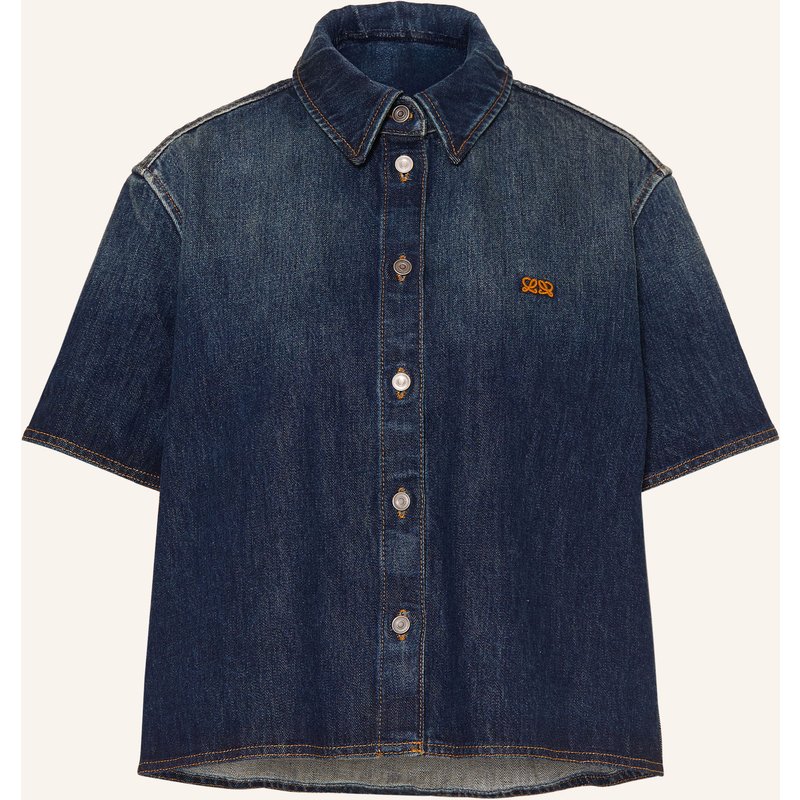 Loewe Jeansbluse blau