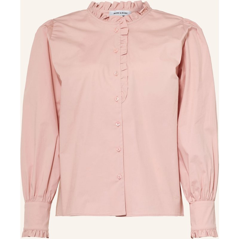 More & More Bluse Mit Rüschen rosa