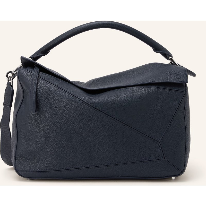 Loewe Schultertasche Puzzle Large blau