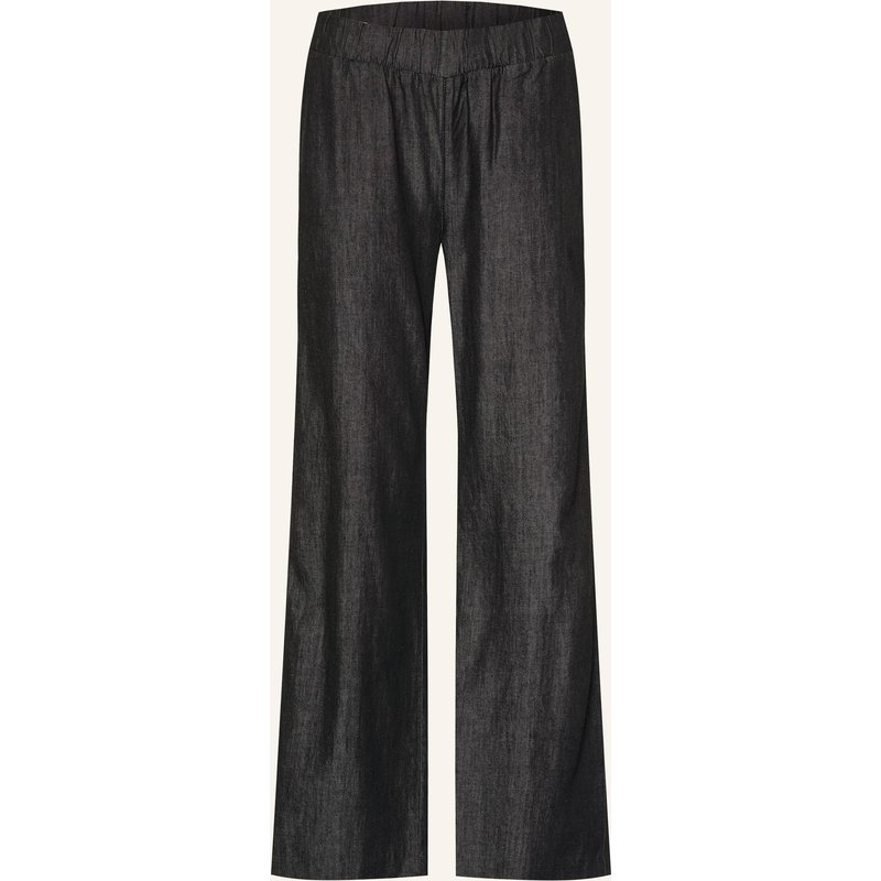 Monari Wide Leg Jeans grau