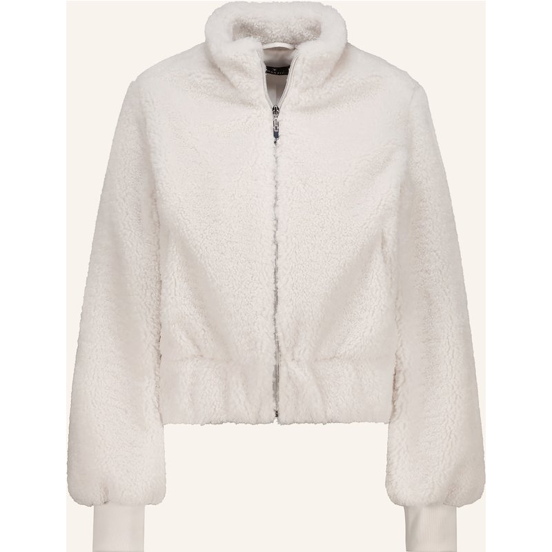 Monari Teddyfell-Blouson weiss