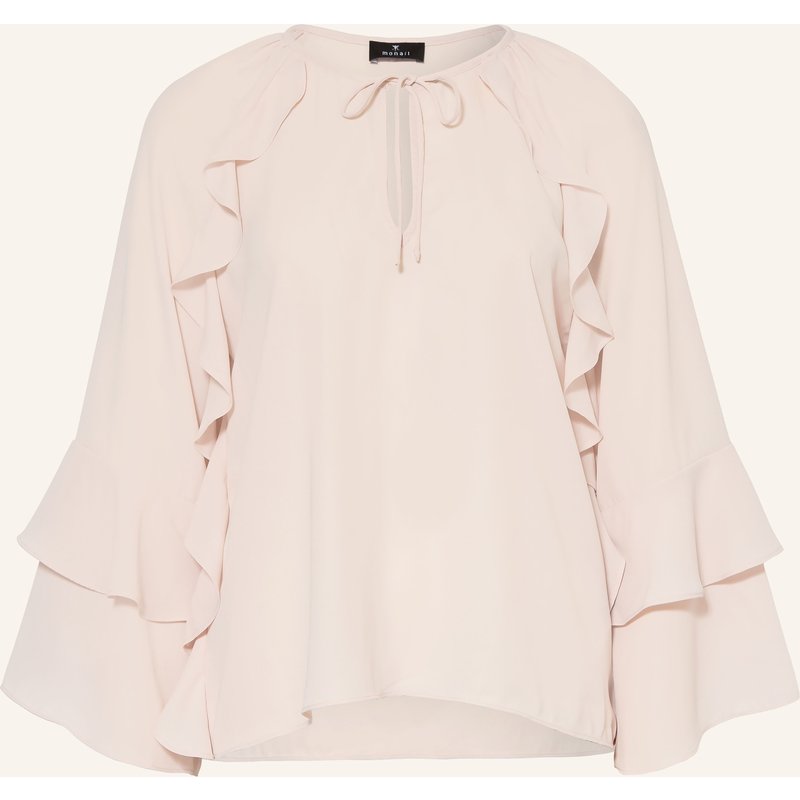 Monari Blusenshirt Mit Volants rosa