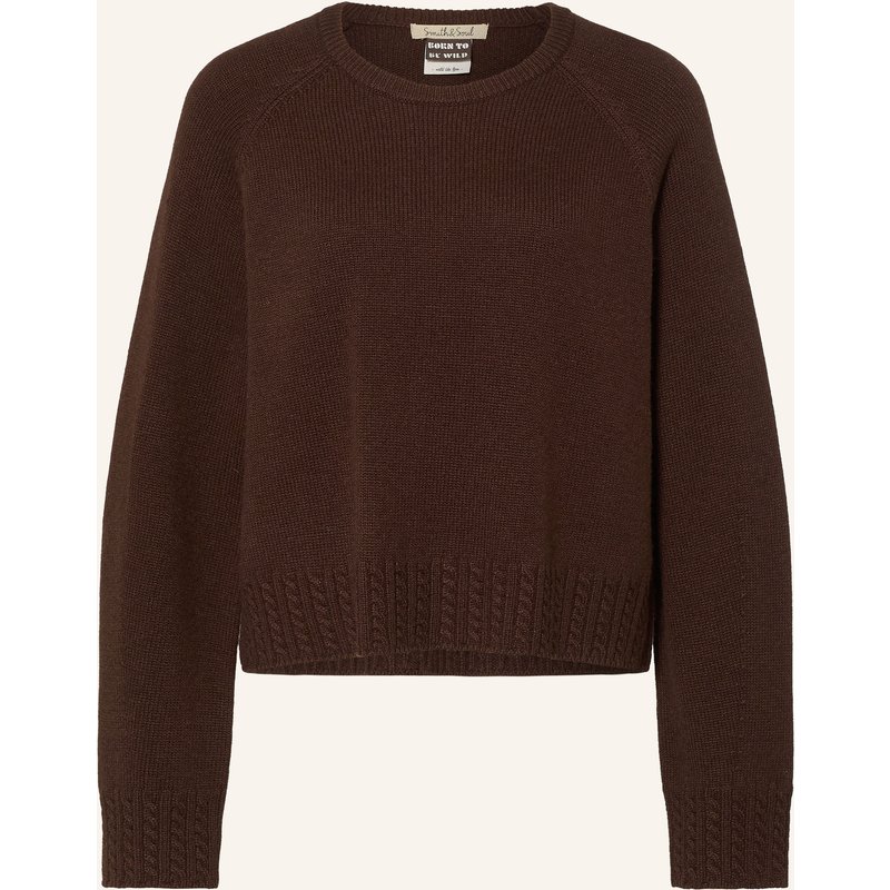 Smith & Soul Pullover braun