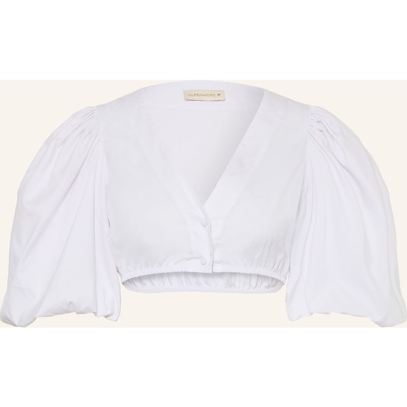 Alpenherz Dirndlbluse Daphne weiss