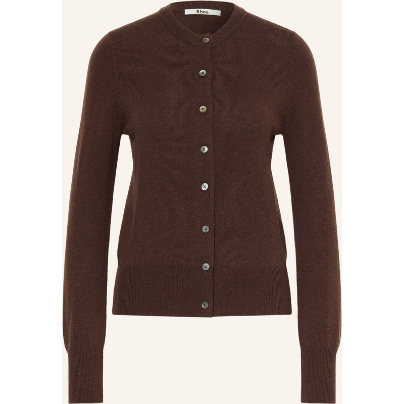 Rhea. Strickjacke braun