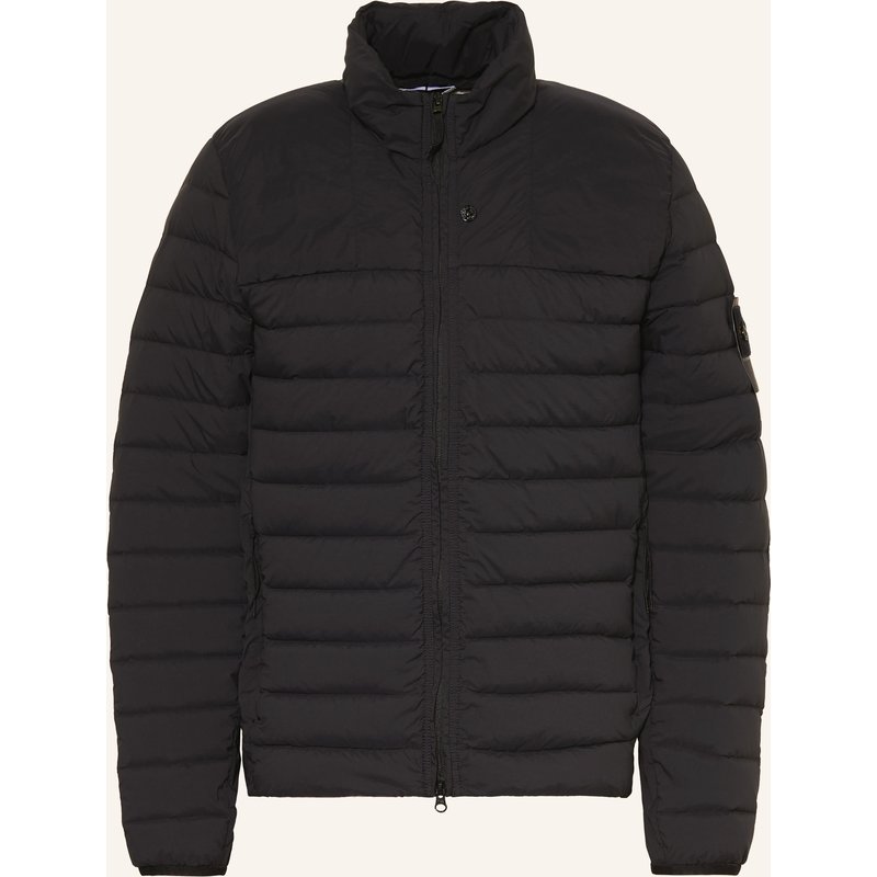 Stone Island Lightweight-Daunenjacke schwarz