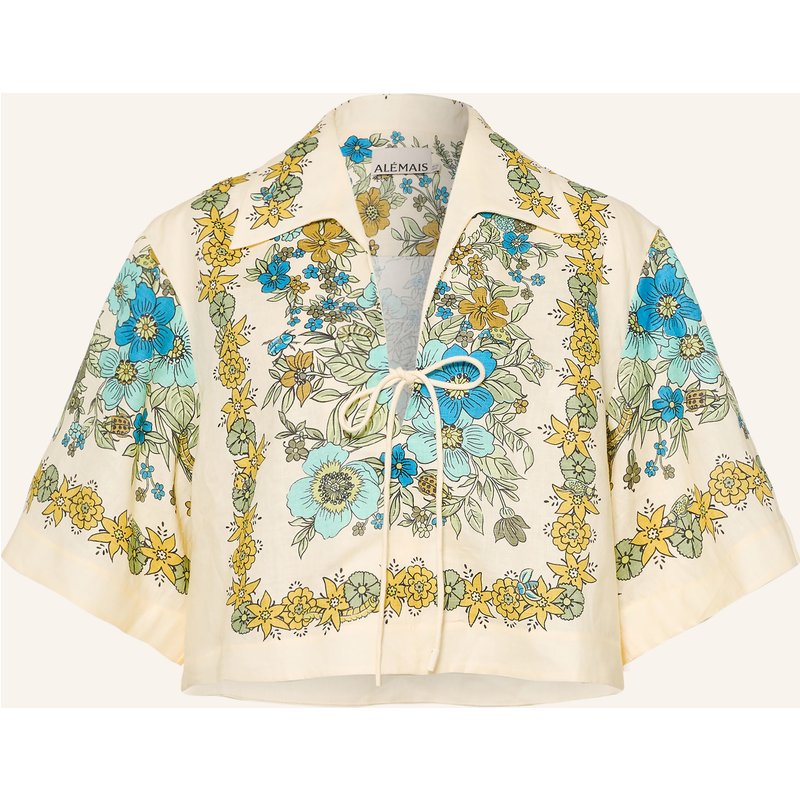 Alémais Blusenshirt Sophia Aus Leinen weiss