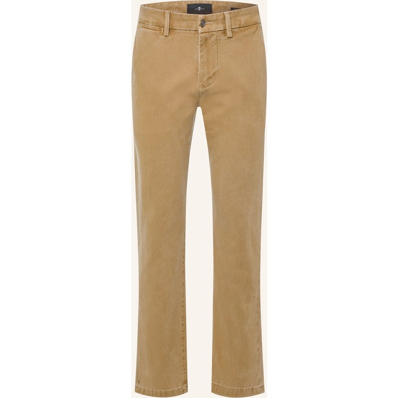 7 For All Mankind Chino Slimmy Chino Regular Slim Fit beige