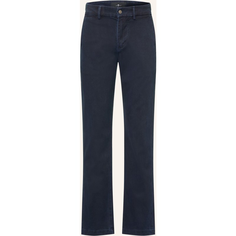 7 For All Mankind Chino Slimmy Chino Regular Slim Fit blau