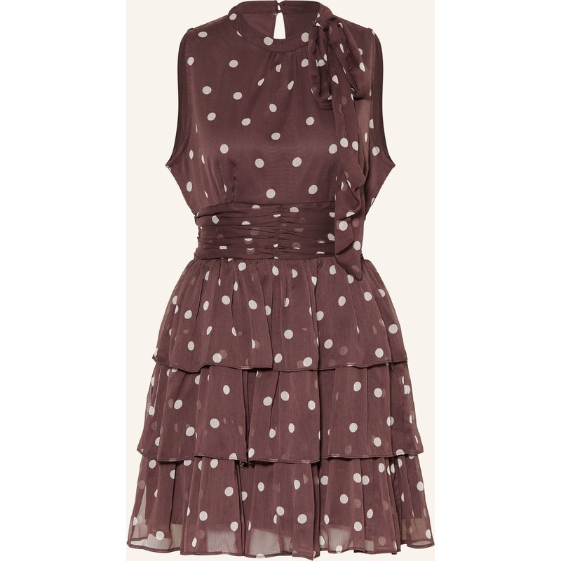Neo Noir Kleid May Mit Rüschen braun