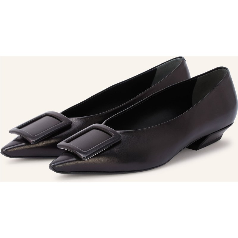 Roger Vivier Ballerinas Viv' In The City schwarz