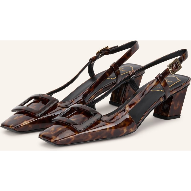 Roger Vivier Slingpumps Belle Vivier braun