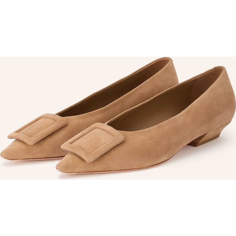 Roger Vivier Ballerinas Viv' In The City braun