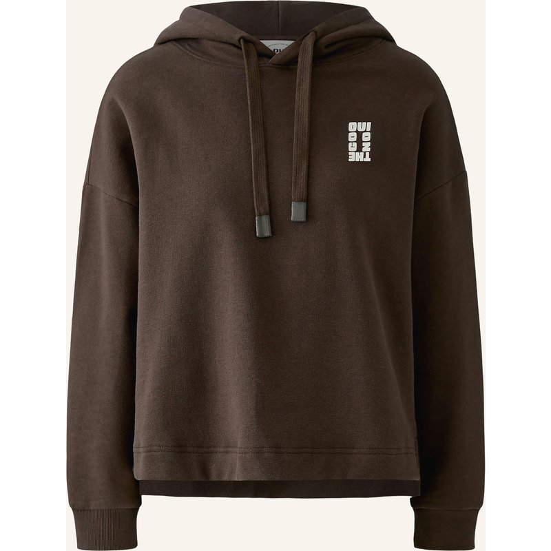 Oui Hoodie braun