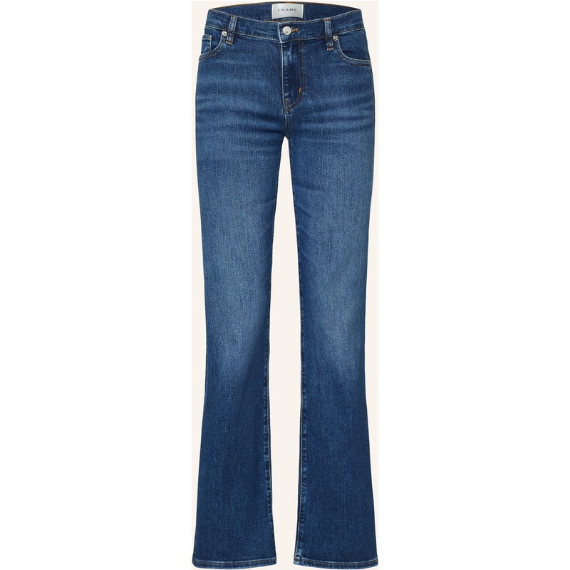 Frame Straight Jeans The Rodeo blau