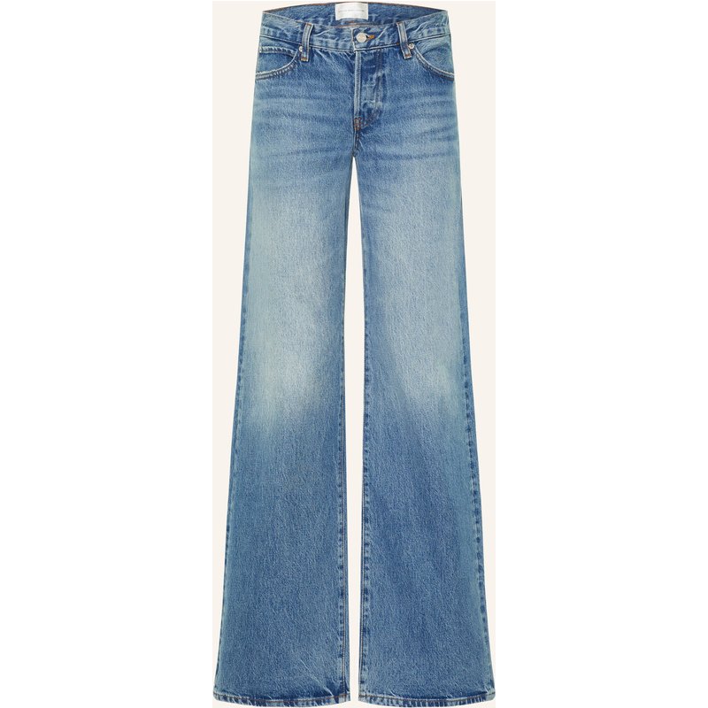 Frame Straight Jeans The Gray blau