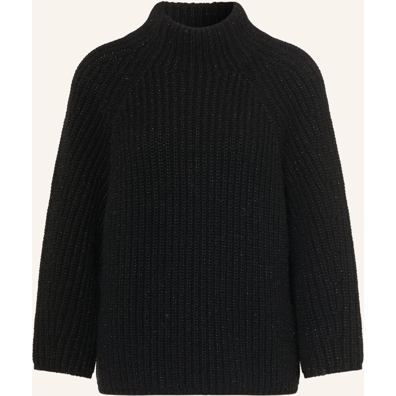 Herzens Pullover Malin Mit Cashmere Und Glitzergarn schwarz