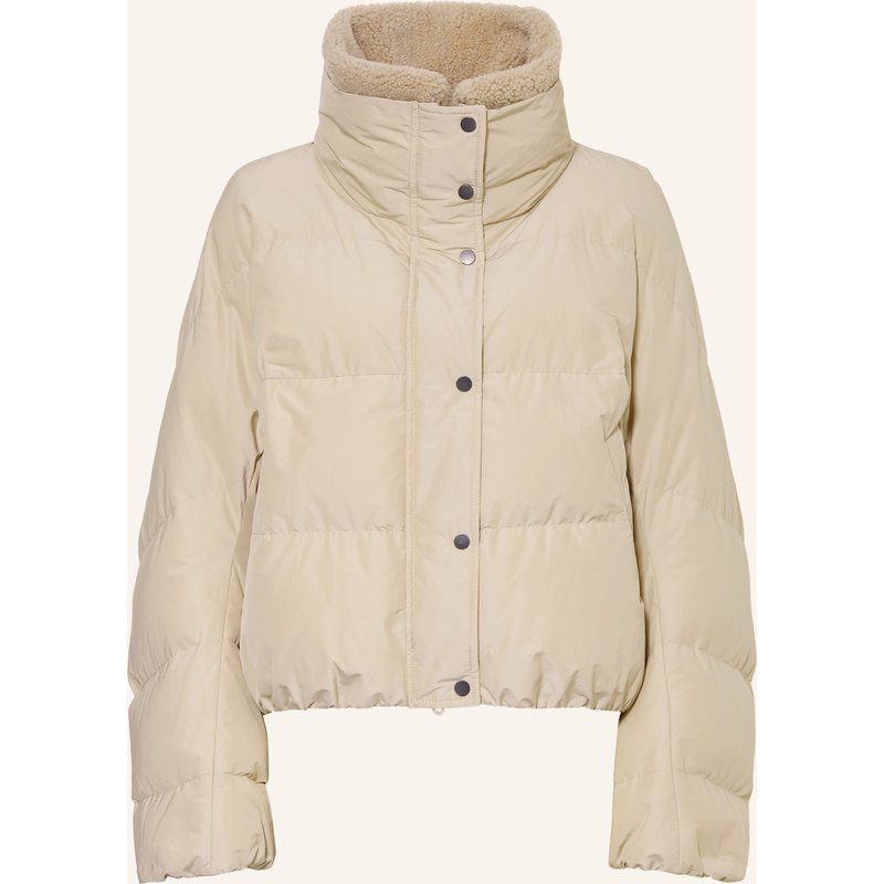 Brunello Cucinelli Daunenjacke Mit Abnehmbarem Kragen braun