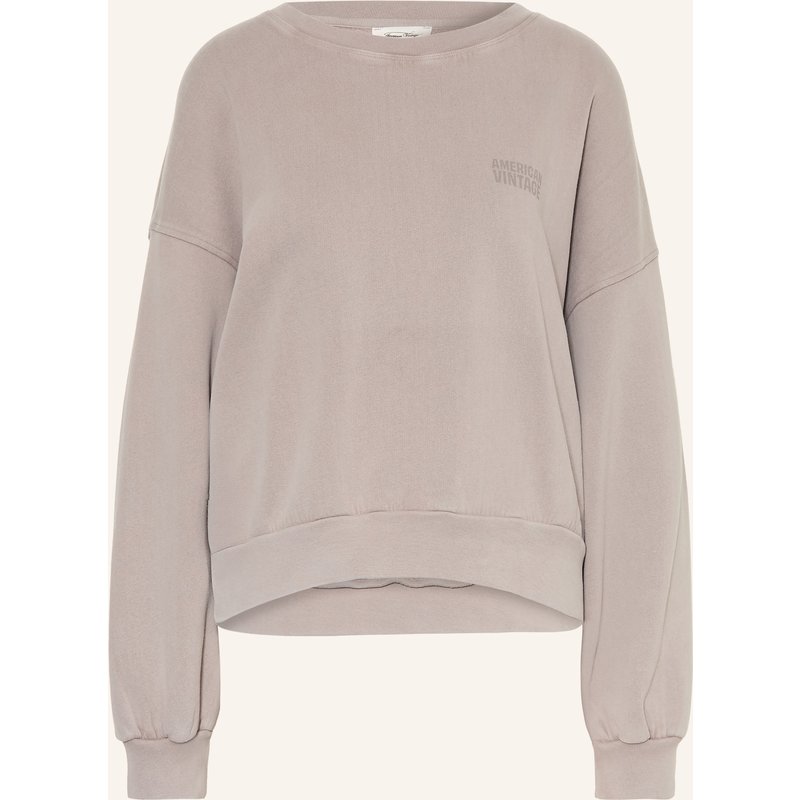 American Vintage Sweatshirt Jitbay grau