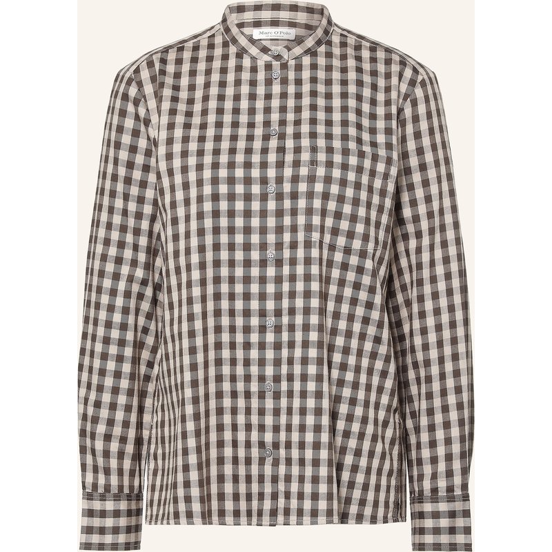 Marc O'polo Flanellbluse braun