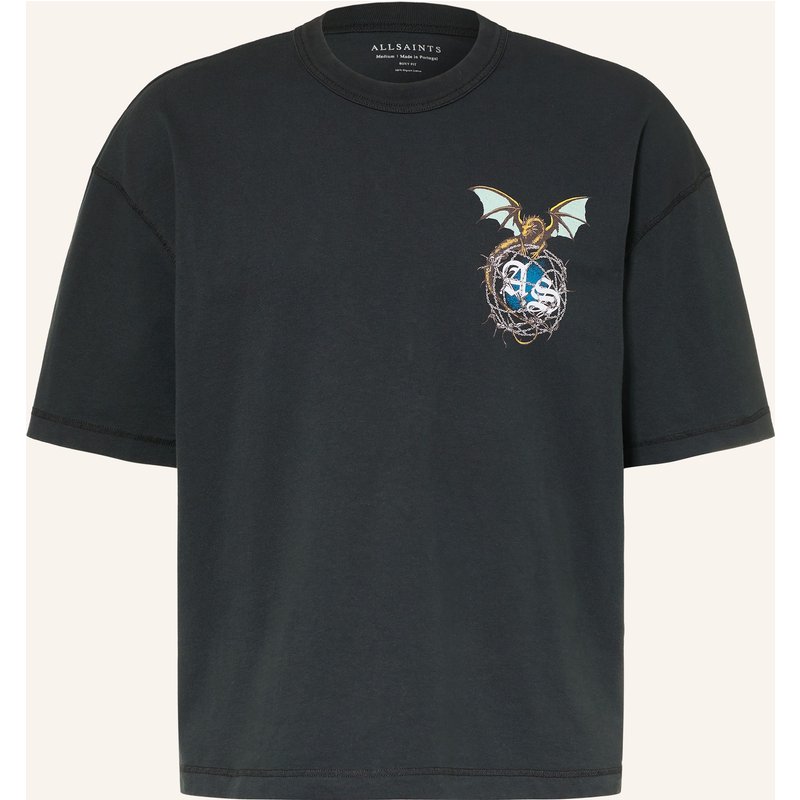 Allsaints T-Shirt Wyvern schwarz