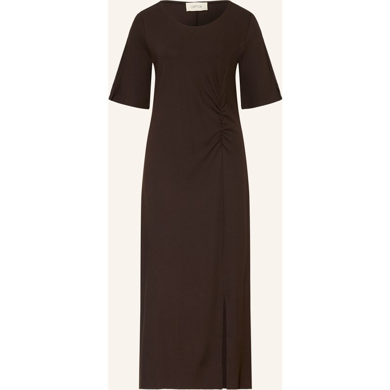 Cartoon Jerseykleid braun