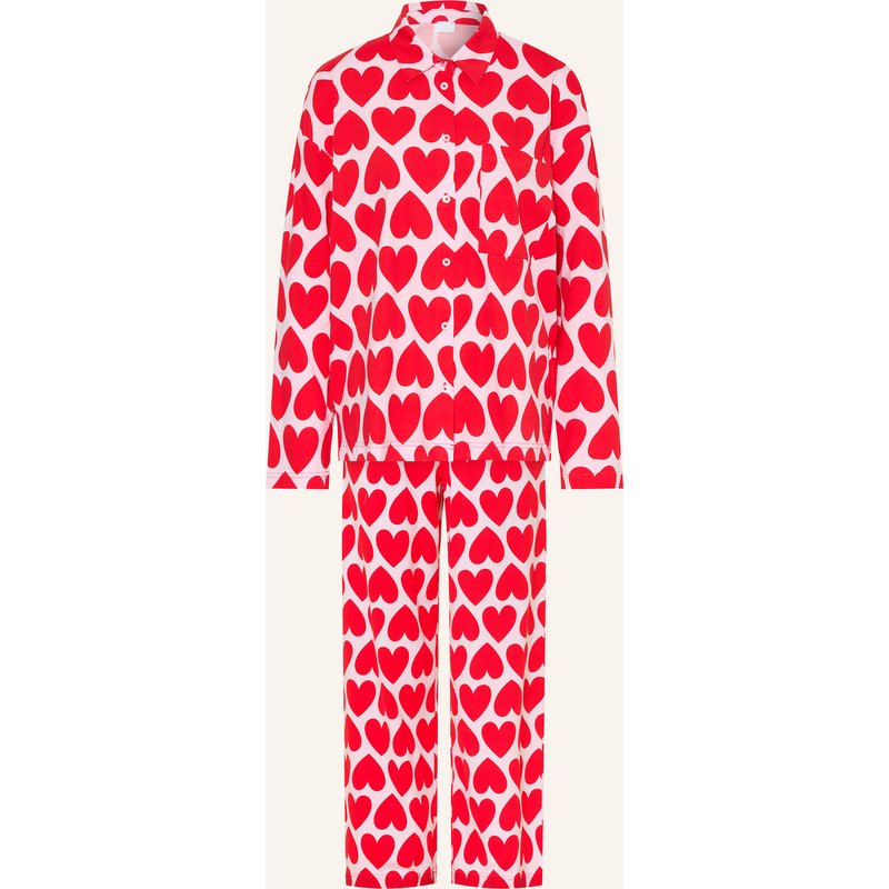 Mey Schlafanzug Serie Sugar Hearts rot