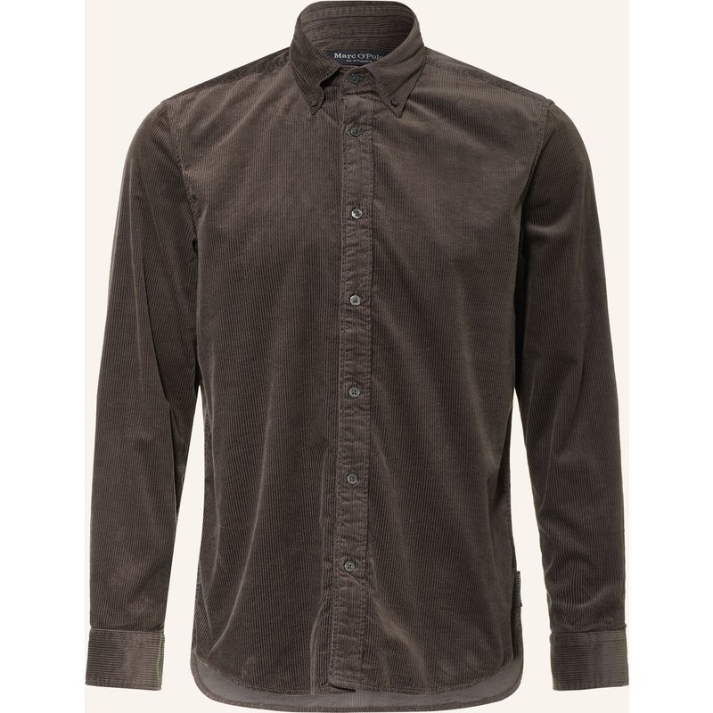 Marc O'polo Cordhemd Regular Fit braun