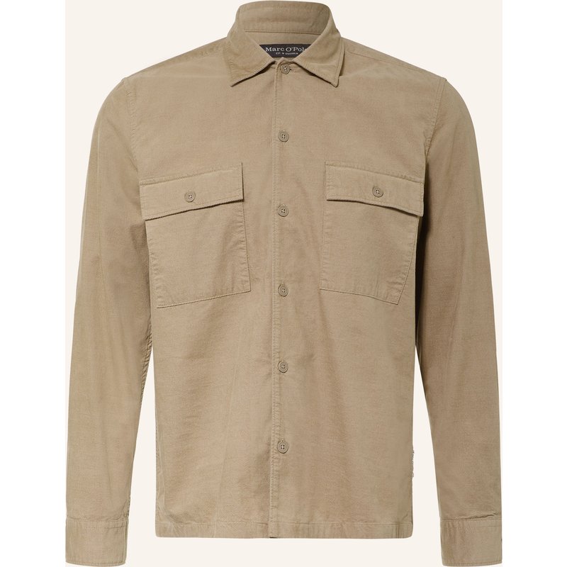 Marc O'polo Cord-Overshirt beige