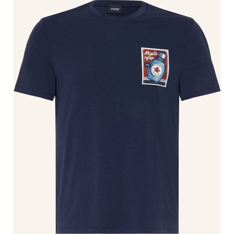 Mey Schlafshirt Serie Pancake Proof blau