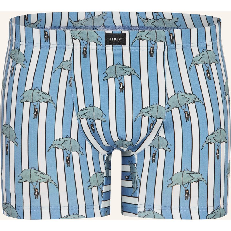 Mey Boxershorts Serie Mey × Loriot blau