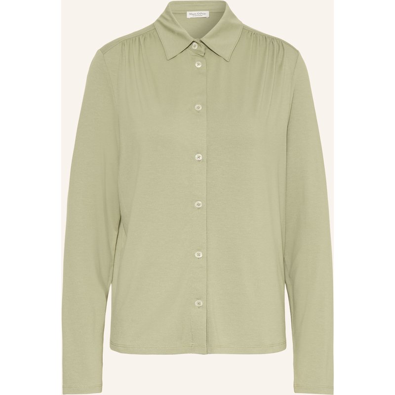 Marc O'polo Hemdbluse Aus Jersey gruen