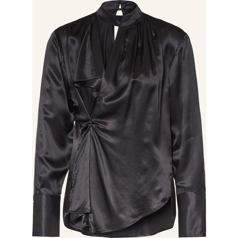 Allsaints Blusenshirt Zellie Mit Seide schwarz