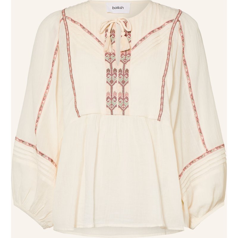 Ba&Sh Blusenshirt Poeme Aus Musselin weiss