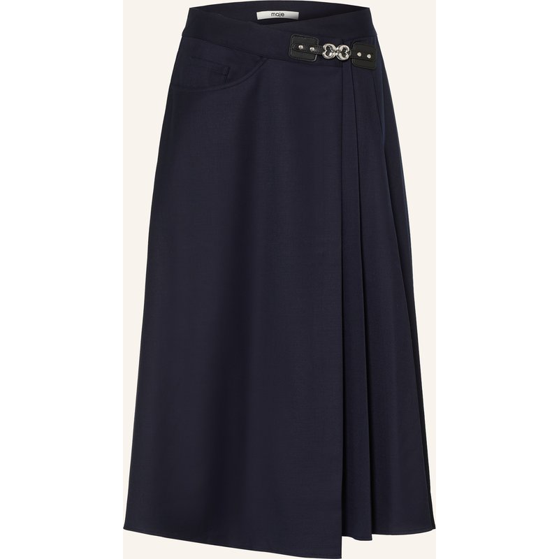 Maje Wickelrock blau